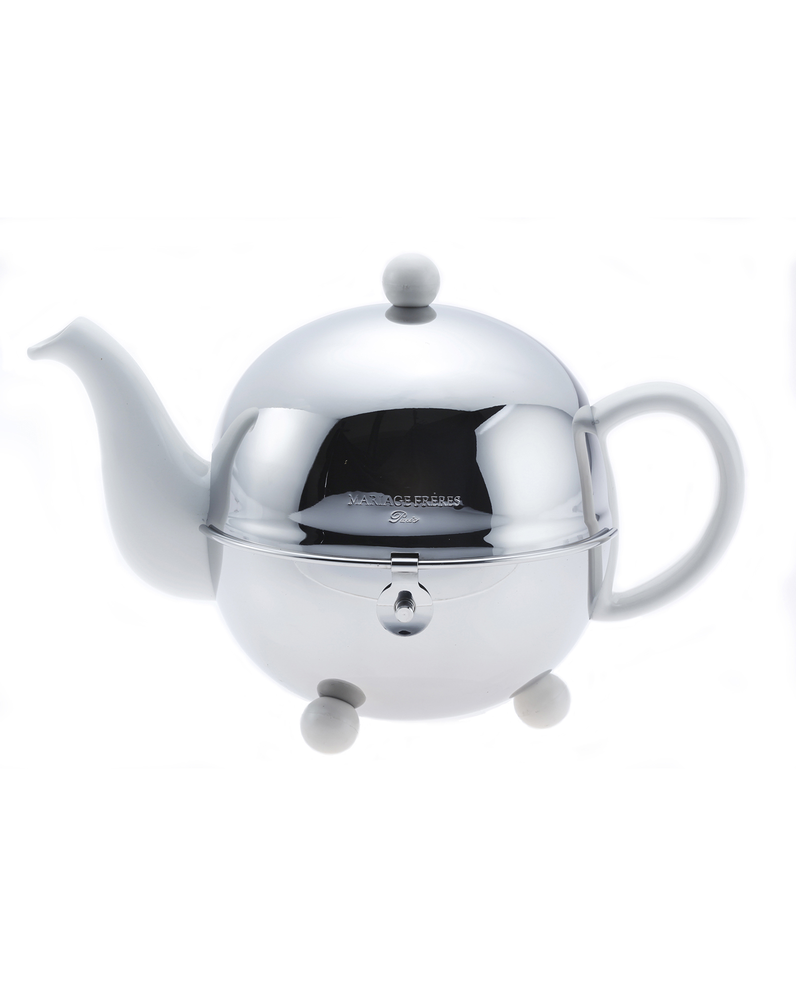 Art Déco 1930 Teapot - White 0.9 L - Les Connaisseurs