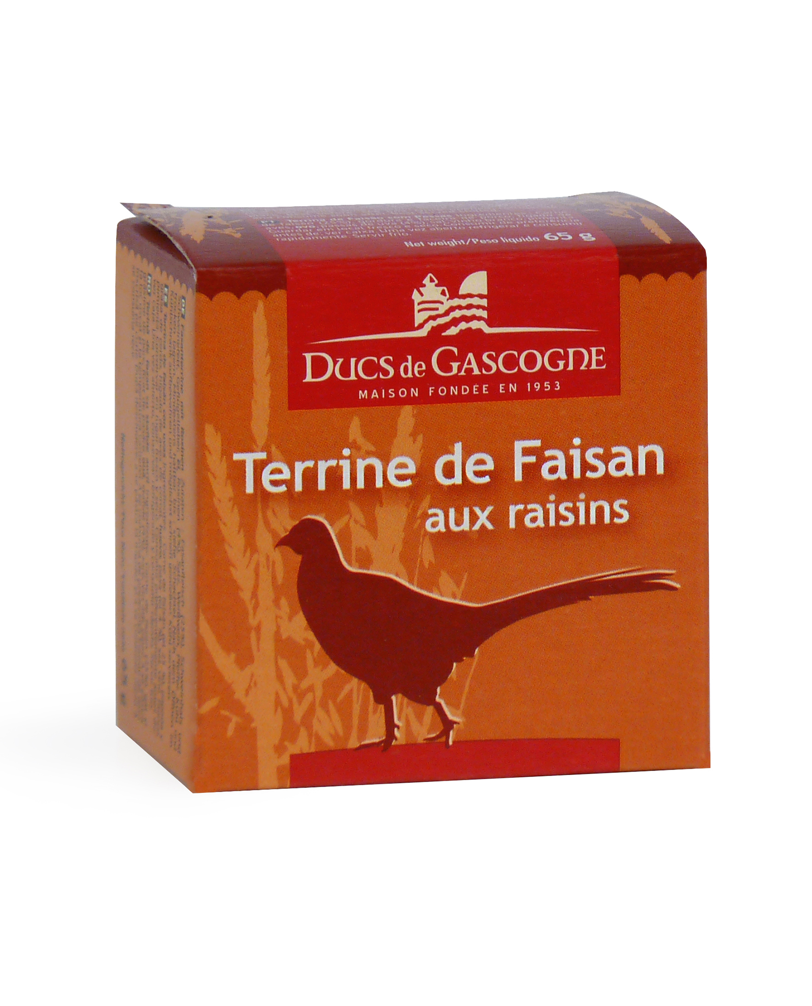 Terrine de Faisan aux raisins, 65 g - Les Connaisseurs